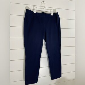 J. Crew Navy Cropped City Fit Women's Pants